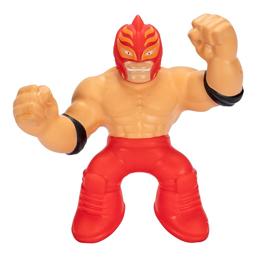 Amazon.com: Heroes of Goo Jit Zu WWE Stretchy Superstar Rey